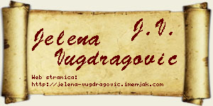 Jelena Vugdragović vizit kartica